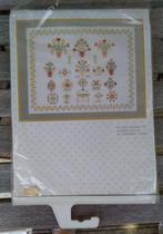 borduurpakket merklap Thea Gouverneur, Ophalen of Verzenden, Nieuw, Handborduren, Borduurpakket