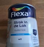 Flexa strak in de lak buiten wit 750 ml, Wit, Nieuw, Ophalen of Verzenden, Lak