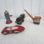 Oud blikken speelgoed 4 stuks, Antiek en Kunst, Ophalen of Verzenden