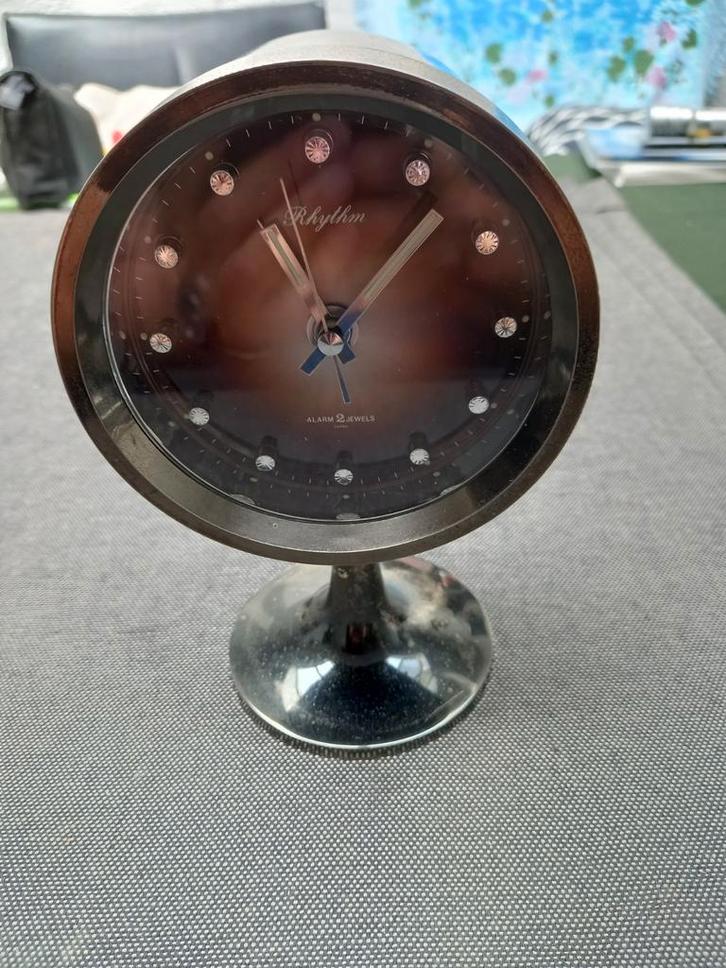 2 jaren '50 wekkers en 1 uit de 80er jaren, vintage., Witgoed en Apparatuur, Wekkers, Gebruikt, Analoog, Ophalen of Verzenden