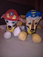 2 paw patrol knuffels, Ophalen of Verzenden, Zo goed als nieuw, Hond