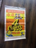 POSTER LAUREL & HARDY/BUSTER KEATON THE 4 CLOWNS ORIGINELE, Verzamelen, Ophalen, Gebruikt, A1 t/m A3, Film en Tv