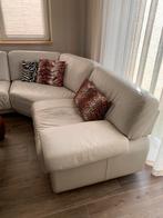 Hoekbank leder wit, Ophalen, Gebruikt, 300 cm of meer, Modern