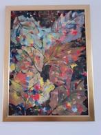 Schilderij op hout geschilderd, Antiek en Kunst, Kunst | Schilderijen | Abstract, Ophalen of Verzenden