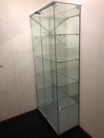Vitrinekast met spiegelwand - Zo goed als nieuw!, Huis en Inrichting, Kasten | Vitrinekasten, 150 tot 200 cm, 25 tot 50 cm, Met deur(en)