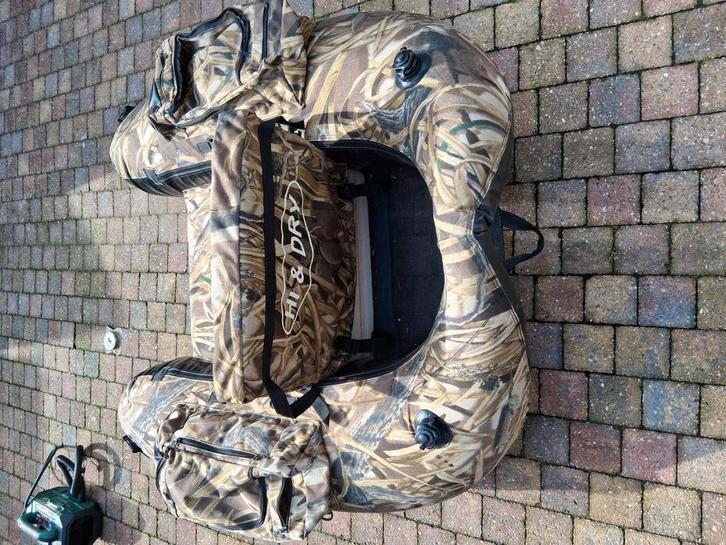 Belly boot in camouflage kleur, Watersport en Boten, Hengelsport | Algemeen, Zo goed als nieuw, Ophalen of Verzenden