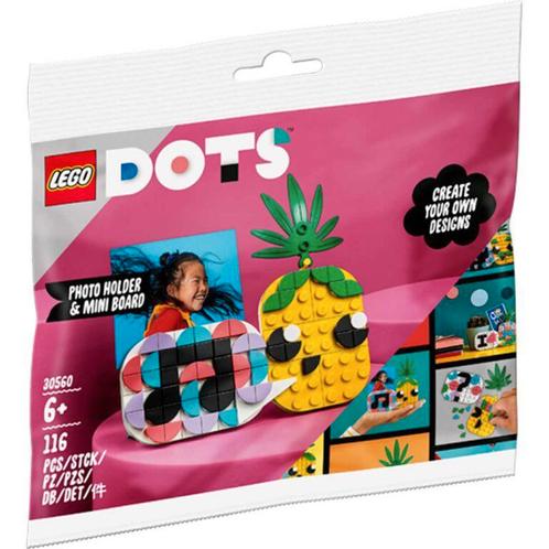 35% Korting op Lego DOTS 30560 Ananas fotohouder en minibord, Kinderen en Baby's, Speelgoed | Duplo en Lego, Nieuw, Lego, Complete set