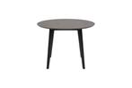 Roxby Ronde eettafel zwart 105X76cm, Huis en Inrichting, Tafels | Eettafels, Ophalen, Rond, Nieuw, Modern