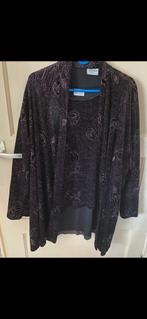 Zwarte jasje /vestje met topje glitter maat 50:: Nieuw, Zwart, Maat 46/48 (XL) of groter, Nieuw, Ophalen of Verzenden