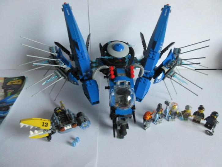 70614 Ninjago, Bliksemstraaljager met bouwtekening., Kinderen en Baby's, Speelgoed | Duplo en Lego, Zo goed als nieuw, Lego, Complete set