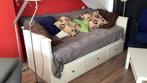 Ikea bedbank Hemnes, Huis en Inrichting, Slaapkamer | Bedden, 80 cm, Gebruikt, Eenpersoons, Wit