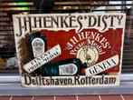 Zeer Oud JH Henkes Disty Reclamebord, Reclamebord, Gebruikt, ., Ophalen of Verzenden