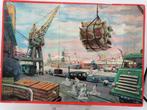Vintage Puzzle, Rotterdamse haven, oude DAF truck. 1959, Auto's, Gebruikt, Ophalen of Verzenden