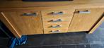 zware lichteiken dressoir, Huis en Inrichting, Ophalen, Zo goed als nieuw, 25 tot 50 cm, 150 tot 200 cm