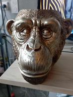 Goudkleurige bloempot aap, Tuin en Terras, Bloempotten, Rond, Ophalen of Verzenden, Zo goed als nieuw, Balkon