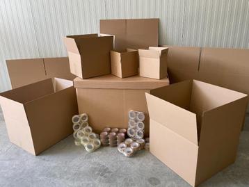 Stevige Verhuisdozen / Palletdozen / Opslagdozen / transport beschikbaar voor biedingen