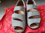 Grijze nubuck sandalen van Finn Comfort maat 7,5 L, Ophalen of Verzenden, Zo goed als nieuw, Grijs, Sandalen of Muiltjes