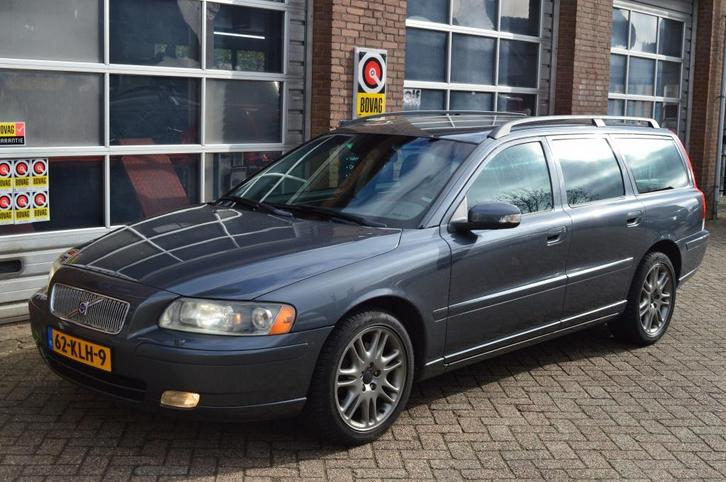 Volvo V70 2.4 D5 Edition, Trekhaak, Leer, Pdc (bj 2007), Auto's, Volvo, Bedrijf, Te koop, V70, ABS, Airbags, Airconditioning, Alarm