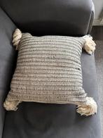 Kussen met kwastjes - Bloomingville, Ophalen of Verzenden, Zo goed als nieuw, Wit, Vierkant