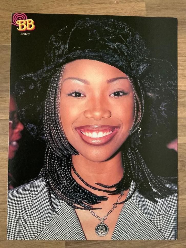 A4 Poster Brandy Norwood / Jerry O’Donnell, Verzamelen, Posters, Zo goed als nieuw, Muziek, A4 of kleiner, Rechthoekig Staand