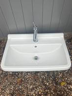 Duravit Starck wasbak met Axor mengkraan, Ophalen, Gebruikt, 50 tot 100 cm, Minder dan 100 cm