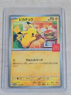 Pikachu McDonalds Japans Promo #020 Mint Burgerchu, Ophalen of Verzenden, Nieuw, Losse kaart