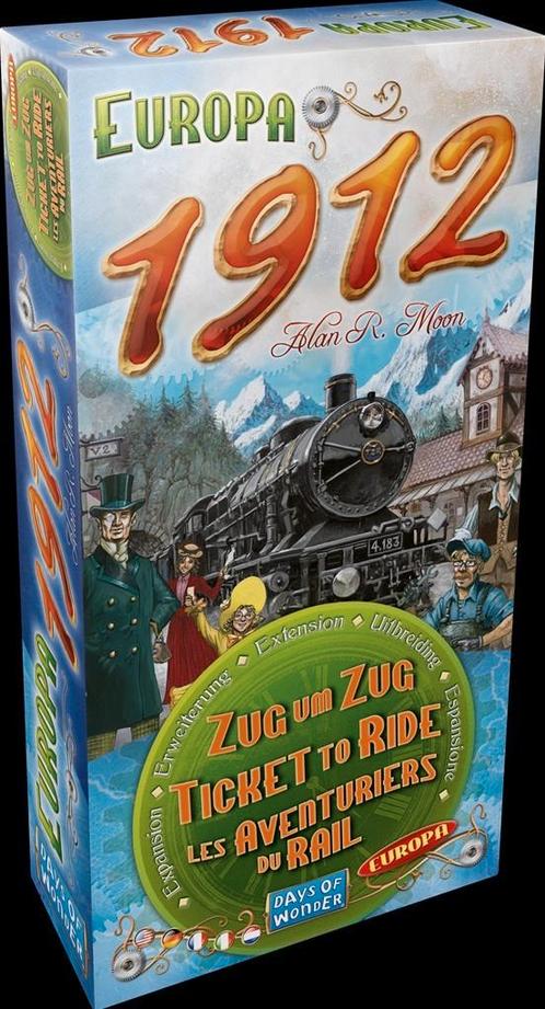 Ticket To Ride 1912 uitbreidingsset, Hobby en Vrije tijd, Gezelschapsspellen | Bordspellen, Nieuw, Ophalen of Verzenden