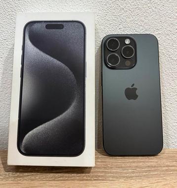 iPhone 15 pro titanium blauw, nieuwstaat beschikbaar voor biedingen