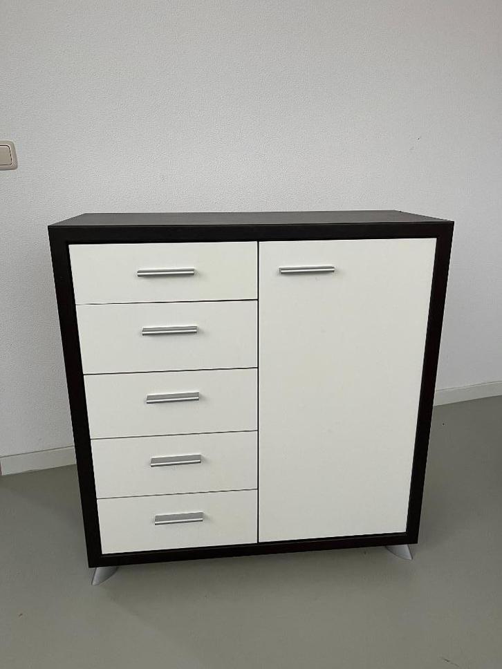Commode slaapkamer, Huis en Inrichting, Kasten | Dressoirs, Gebruikt, 50 tot 100 cm, 25 tot 50 cm, Met lade(s), Met deur(en), Met plank(en)