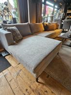 fantastische bank met loungechair, nu voor de helft vd prijs, Hoekbank, 75 tot 100 cm, Ophalen of Verzenden, Metaal