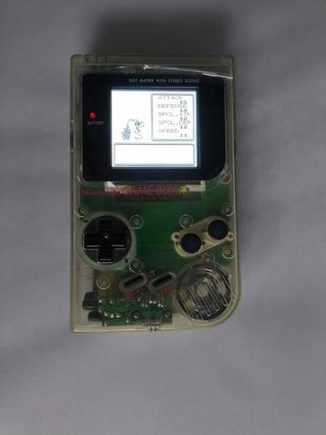 Nintendo Gameboy DMG-01 (Crystal Clear) IPS beschikbaar voor biedingen