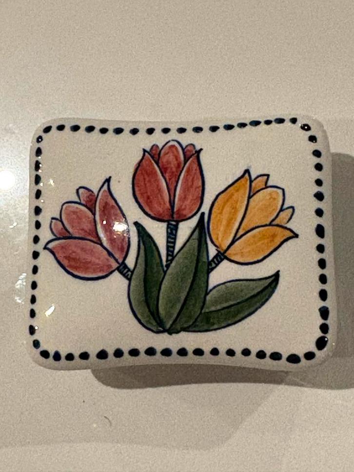 Delfts Blauw Snuisterij Doosje, Antiek en Kunst, Antiek | Keramiek en Aardewerk, Ophalen of Verzenden