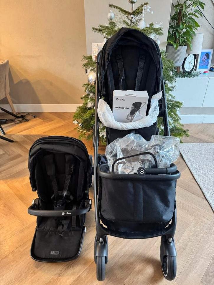 Cybex Gazelle S Duo Kinderwagen - Zwart - ZGN!, Kinderen en Baby's, Kinderwagens en Combinaties, Zo goed als nieuw, Kinderwagen