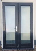 Hardhouten openslaande tuindeuren inclusief kozijn!, Ophalen, Gebruikt, Deurkozijn, 150 tot 225 cm