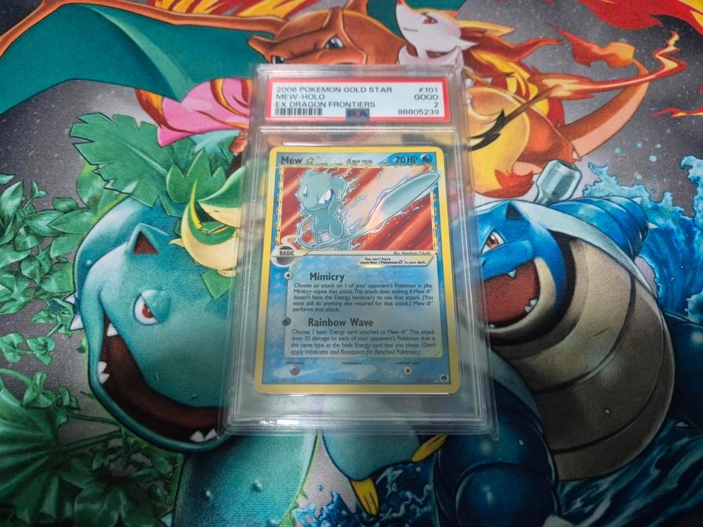 ≥ Mew Gold Star 101/101 PSA ex dragon frontiers