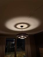 2x Bruine Hanglamp Hotel Chique Stijl - Cirkeleffect, Huis en Inrichting, Lampen | Hanglampen, Ophalen, 50 tot 75 cm, Stof, Hotel chique