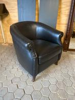 Vintage Leren Clubfauteuil, Huis en Inrichting, Fauteuils, Ophalen, Minder dan 50 cm, Gebruikt, Minder dan 75 cm