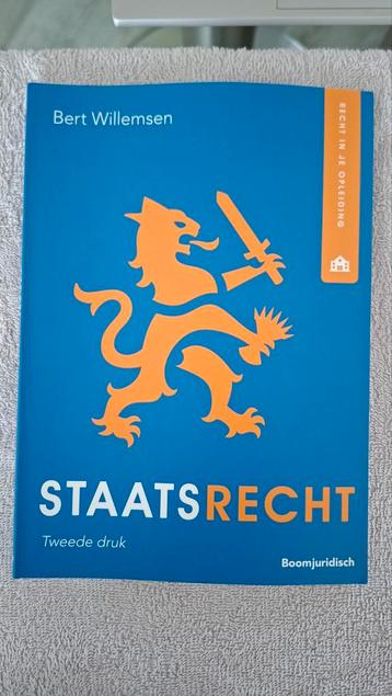 Bert Willemsen - Staatsrecht 2e druk beschikbaar voor biedingen