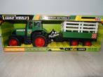 Tractor met aanhangwagen, Farm World NIEUW, Kinderen en Baby's, Ophalen of Verzenden, Nieuw