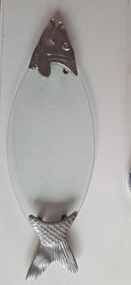 Glazen BMF Serveerschaal Vis - ZGAN  62x22 cm., Schaal, Ophalen of Verzenden, Overige vormen, Glas