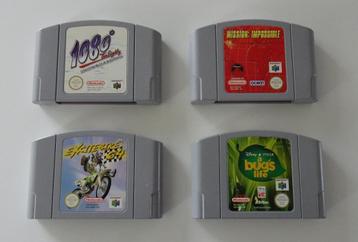 4 Nintendo 64 Spellen beschikbaar voor biedingen