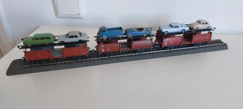 3x Märklin autotransporter 4612, Hobby en Vrije tijd, Modeltreinen | H0, Gebruikt, Wagon, Wisselstroom, Märklin, Ophalen of Verzenden