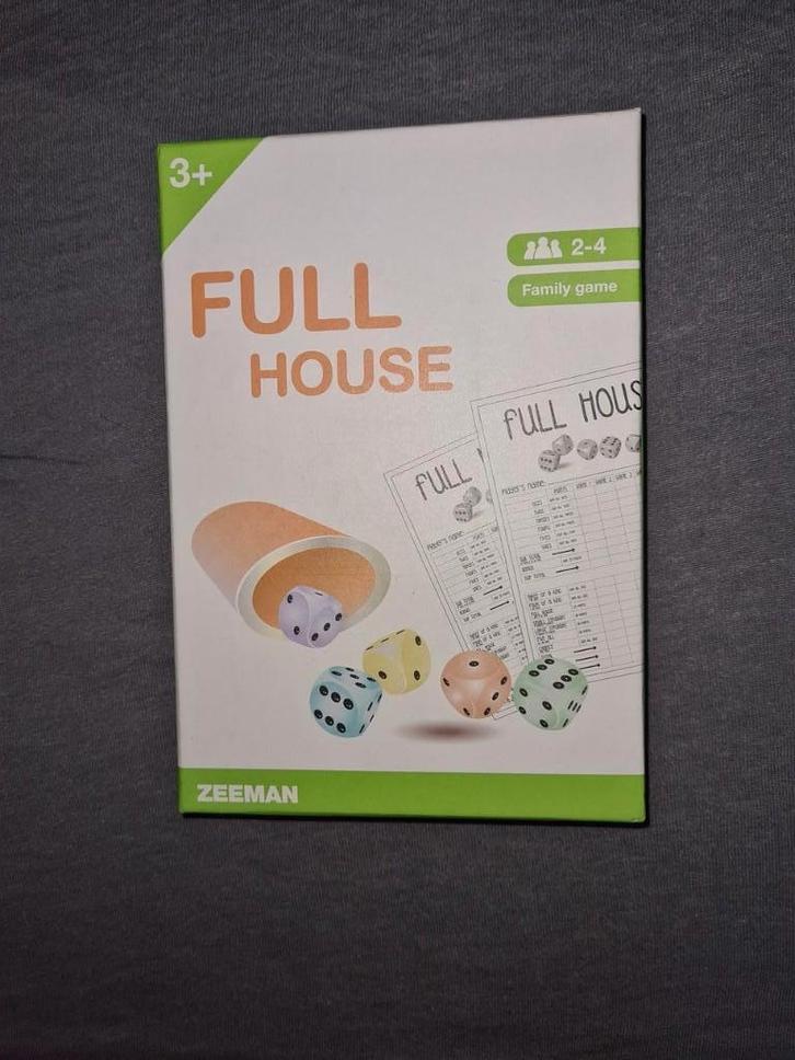 full house   (dv15), Hobby en Vrije tijd, Gezelschapsspellen | Overige, Nieuw, Ophalen of Verzenden