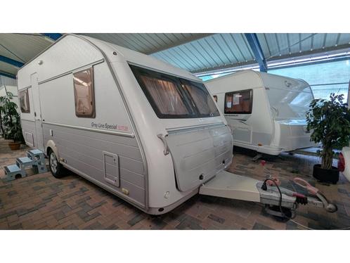 Kip Greyline special 50TDB + luifel, Caravans en Kamperen, Caravans, Bedrijf, tot en met 4, 1000 - 1250 kg, Rondzit, Kip, Frans bed