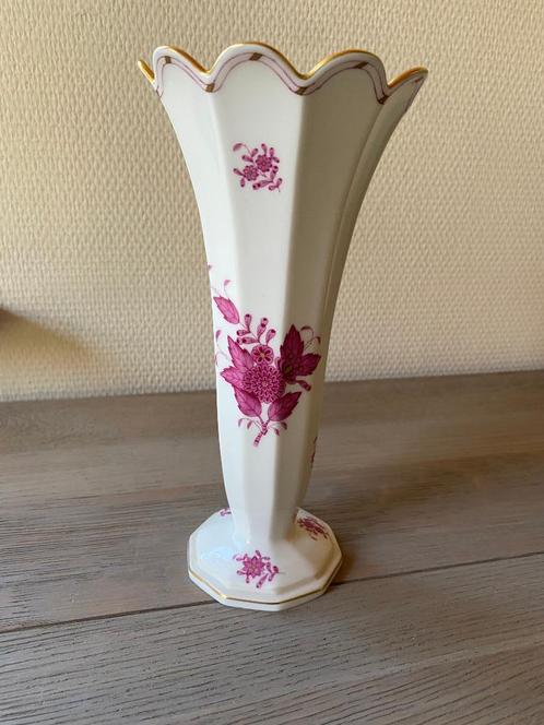 Herend porselein vaas – Appony Pink – 7075 / AP - Vintage, Antiek en Kunst, Antiek | Porselein, Ophalen of Verzenden