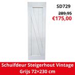 Barndeur | Loftdeur | schuifdeur | houten deur | deur, Doe-het-zelf en Verbouw, Deuren en Horren, Ophalen, 80 tot 100 cm, Binnendeur
