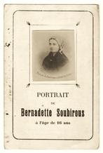 bidprentje Bernadette Soubirou Lourdes OUD, Ophalen of Verzenden, Bidprentje