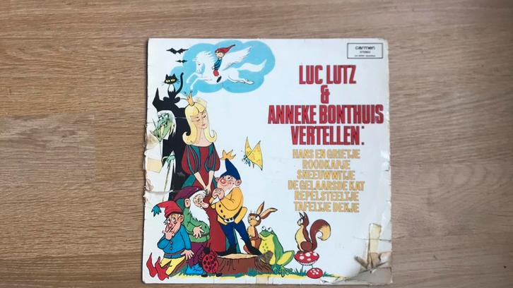 Sprookjes LP door Luc Lutz en Anneke Bonthuis, Cd's en Dvd's, Vinyl | Kinderen en Jeugd, Gebruikt, Verhaal of Sprookje, Tot 2 jaar
