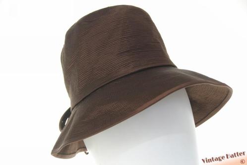 Vintage Dameshoed Paschen Modelle bruin satijn 55-56, Kleding | Dames, Hoeden en Petten, Zo goed als nieuw, Hoed, 55 cm (S, 6⅞ inch) of minder