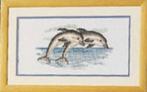 Borduurpakket dolfijnen 70826, Hobby en Vrije tijd, Borduren en Borduurmachines, Ophalen of Verzenden, Nieuw, Handborduren, Borduurpakket